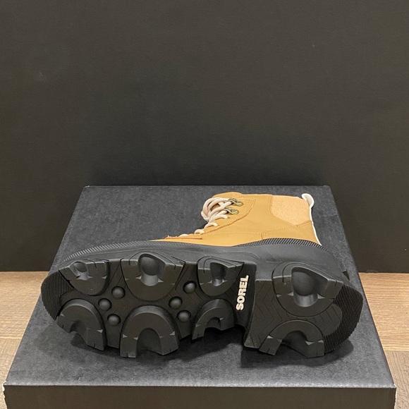 Sorel Brex Tawny Buff Black Lace Up Bootie Ankle Boots Shoes Multi Size NEW - Picture 8 of 8